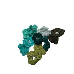 12pcs Hair Scrunchies Velvet Elastics Bobbles Ponytail Holder Hair Bands Scrunch